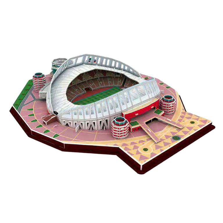 Word Famous Building Prince Park Stadium 3D Jigsaw Puzzle DIY Model Set 44  PCS 