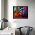 thumbnail image 4 of PIKWEEK  Trippy Reality Canvas Art - Home Decor Wall Art Print Poster Painting Large, 4 of 5