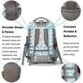 thumbnail image 5 of Tilami Rolling Backpack 19 inch with Lunch Bag Wheeled Laptop Backpack, 5 of 7