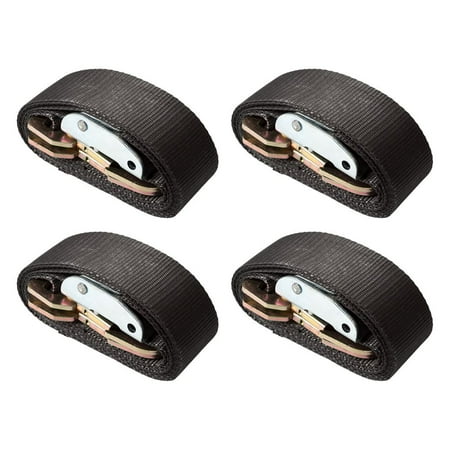 

4-Piece Snap Hook End Cam Buckle Cargo Tie-Down Kit (72 L x 2 W)