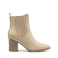thumbnail image 2 of BURUDANI Women Pointed-Toe Chunky Block-Heel Ankle Booties Fall Short Boots, 2 of 7