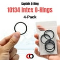 thumbnail image 4 of Captain O-Ring  Replacement 10262 1-1/2 Hose Connection O-Rings for Intex 1500 2500 2800 GPH Pumps 4 Pack, 4 of 7