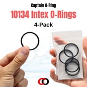 Captain O-Ring Replacement 10262 1-1/2 Hose Connection O-Rings for Intex 1500 2500 2800 GPH Pumps 4 Pack