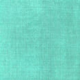 thumbnail image 1 of Ahgly Company Indoor Square Solid Turquoise Blue Modern Area Rugs, 3' Square, 1 of 4