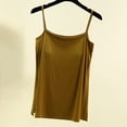 thumbnail image 1 of Débardeurs pour Femmes, Débardeur Uni Fendu avec Coussinet de Poitrine Style Mince pour Porter à l'Intérieur et à l'Extérieur Sans Manches Dos Nu Col Rond Camisole, 1 of 5