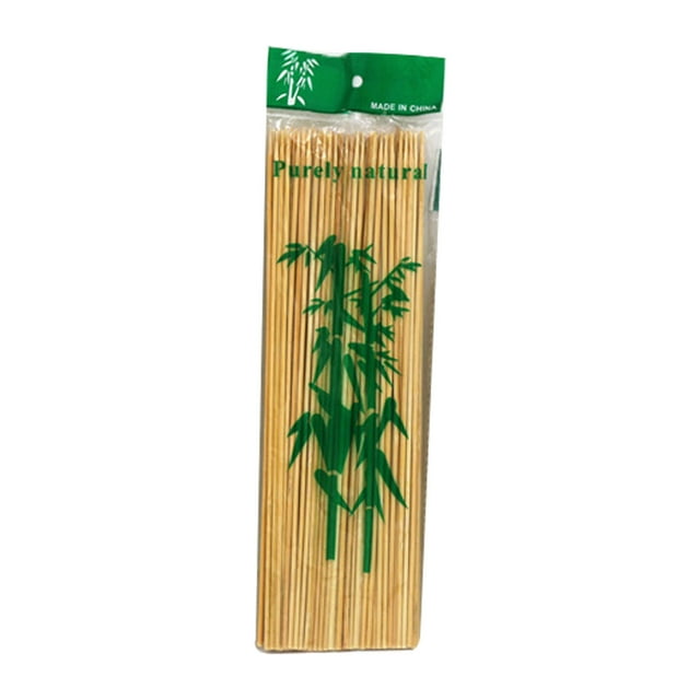 Brochetas de bambú desechables Nikou Para barbacoa 3 mm 15 cm