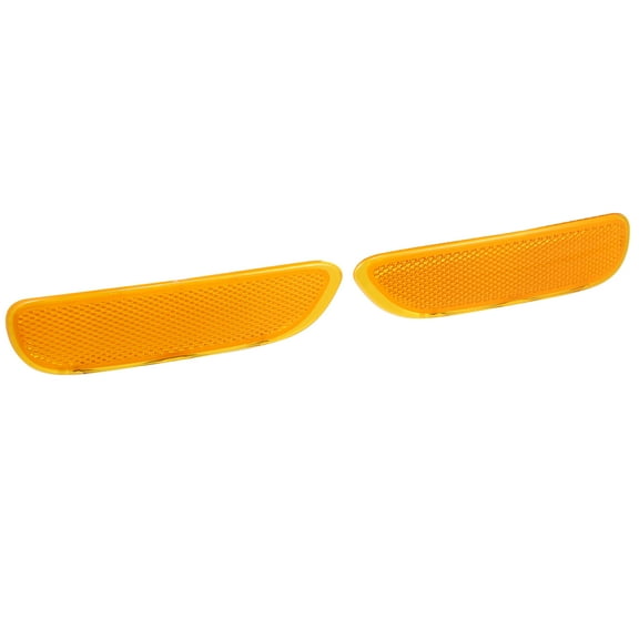 Pair Front Bumper Reflector Side Marker for BMW 325Ci M3 330Ci 2001-2006 323Ci 2000 63148383011 63148383012 Yellow