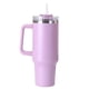 thumbnail image 1 of (Púrpura Claro) Paja Acero Inoxidable 304 40 Oz Con Asa Botella Hervidor Hielo para Automóvil [primera Generación] [25 Piezas Por Caja] (púrpura Claro), 1 of 9