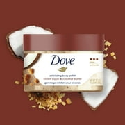 Dove Exfoliating Body Polish Brown Sugar and Coconut Butter Body Scrub All Skin Type, 10.5 oz