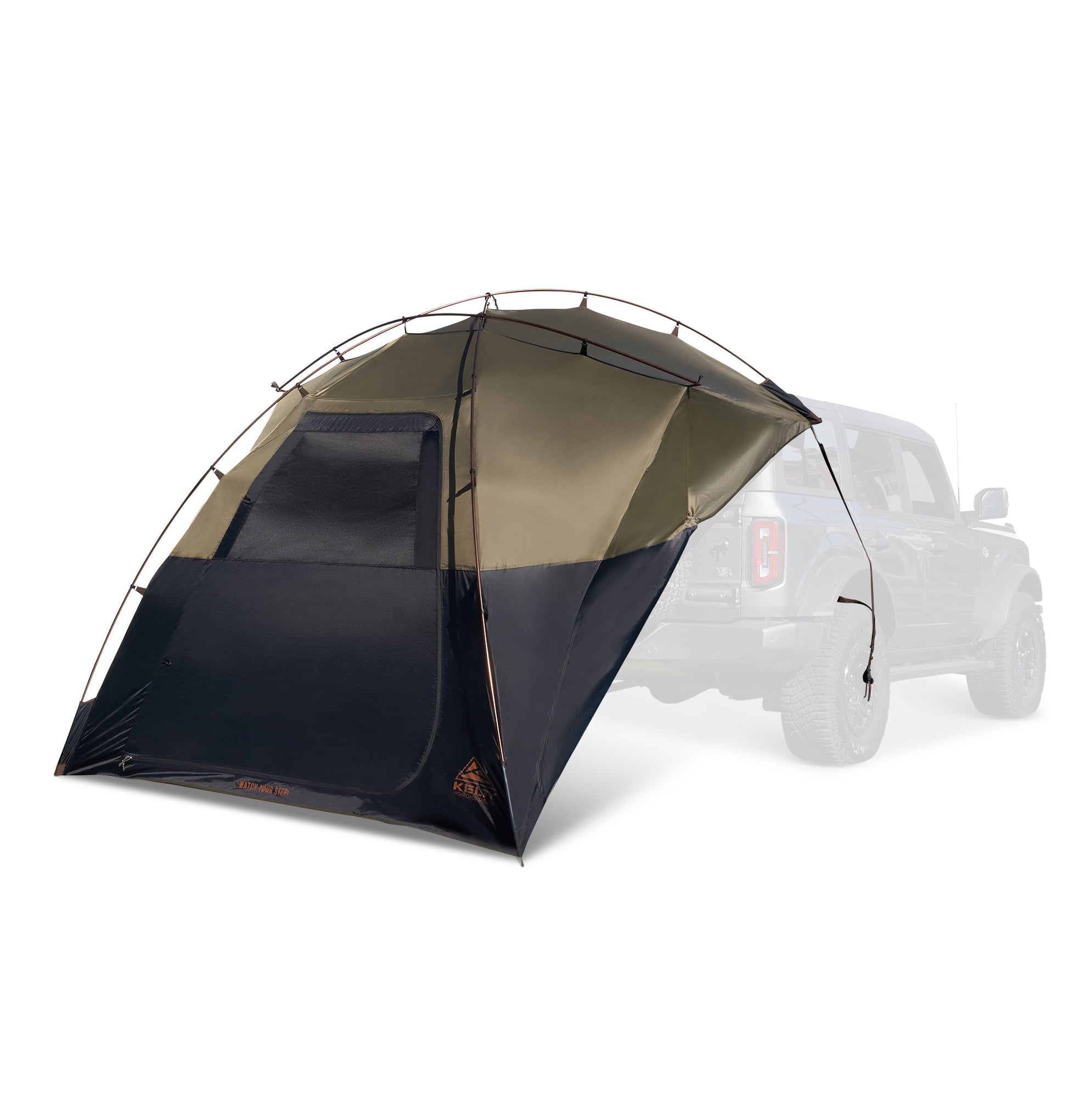 Kelty | Highroads Shelter Annex, Heavy-Duty Overlanding Camping Shelter - Burnt Olive/Peat