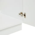 thumbnail image 4 of Ariel Hamlet 31 In. Oval Sink Vanity With 1.5 In. Carrara White Countertop In White, 4 of 10