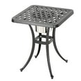 thumbnail image 2 of Christopher Knight Home Ava Outdoor Cast Aluminum Chat Table with Ice Bucket, Shiny Copper Finish, 2 of 4