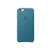 Apple Leather Case for iPhone 6s and iPhone 6 - Sea Blue