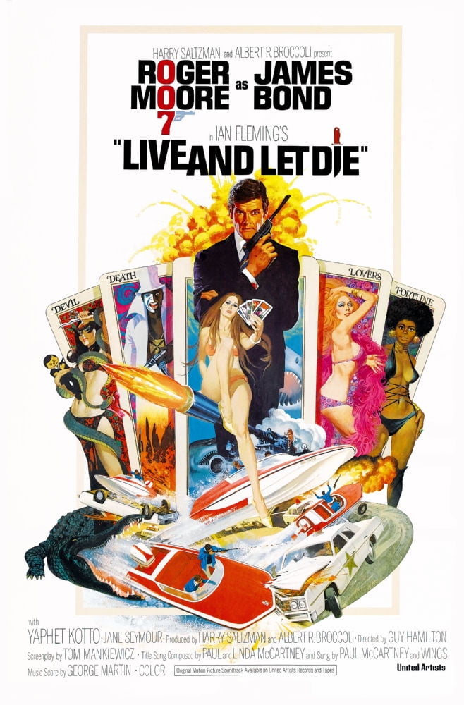 Live And Let Die Movie Poster 24x36 Art Poster 24x36 Multi Color Square live-and-let-die-307