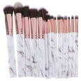 thumbnail image 3 of UPKOCH 15 Pcs Makeup Brushes Set Assorted Color Round Bristles For Women Daily Use, 3 of 8