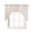 Cream, variant on Beige Swag Valance for Windows, Retro Oil Painting Modern Abstract Art Aesthetics Curtains Valance for Kitchen Living Room Bedroom Bathroom, Light Filtering Swag Valances Drape 56''x36''