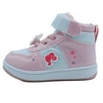 thumbnail image 3 of Barbie Toddler Girls' High-Top Sneakers - Light Pink Glitter Barbie, Size 4, 3 of 8