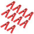 thumbnail image 3 of 10 Pcs Pince de Test Électrique Isolée Robuste 30A Chargeur de Batterie pour Voiture Bateau Camion Rouge, 3 of 5