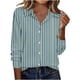 thumbnail image 1 of Camisas de Manga Larga para Mujeres Blusa de Trabajo Casual de Ajuste Suelto con Collar de Solapa Versátil Capa de Color Sólido, 1 of 7