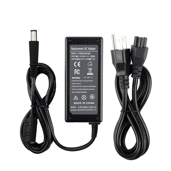 65W 19.5V 3.34A Round Barrel 7.4mm Replacement Dell Laptop Charger AC Adapter for Dell Latitude 5410 7290 3140