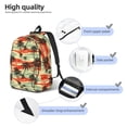 thumbnail image 5 of Balery Colorful Hawaii Palms Vintage Canvas Backpack for Men and Women - Large Capacity, Durable Travel Laptop Bag for School, Work, Hiking, and Outdoor Activities, 5 of 7