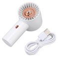 thumbnail image 4 of Miniventilador portátil recargable por USB, compacto, para llevar y enfriar en cualquier lugar, con 3 niveles de viento y luz nocturna, 4 of 8