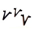 thumbnail image 2 of Clips en V de Remplacement Robustes Noirs pour Brosse de Piscine Filet Poignée de Perche Qt 3, 2 of 3