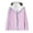 Purple, variant on Womens Color Block Rain Jacket Lightweight Waterproof Raincoats Packable Long Sleeve Full Zip Overcoats with Pockets (XL, Purple)