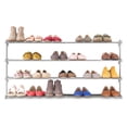 thumbnail image 3 of Whitmor Adjustable 4-Tier Shoe Rack - 24 Pair Shoe Organizer - Grey, 3 of 5