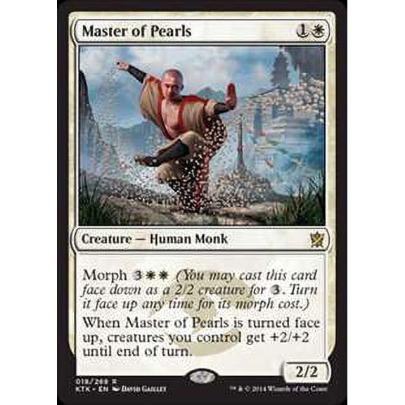 MtG Khans of Tarkir Rare Master of Pearls (Foil) #18