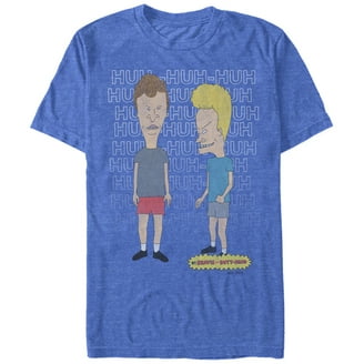 Men's Beavis and Butt-Head Nerd Glasses Graphic Tee Charcoal