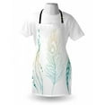 thumbnail image 3 of Peacock Apron Aesthetic First Nations Feather and Peacock Tail Traditional Design Print, Unisex Kitchen Bib Apron with Adjustable Neck for Cooking Baking Gardening, Mint Green Yellow, by Ambesonne, 3 of 3