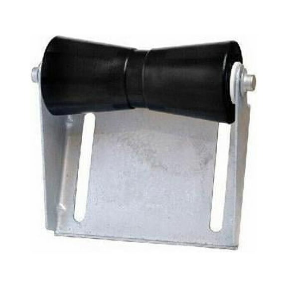 Tie Down Engineering 34-86414 5 in. Keel Roller with Panel Bracket, Black