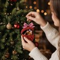 thumbnail image 3 of IPEWLEX Crochet Pinecone Christmas Ornament with Cute Forest Animal – Handmade Knitted Hanging Decor, 3 of 7