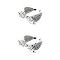 thumbnail image 2 of Justharion Collection d'Accessoires Cheveux avec Ces Bandeaux Confortables pour Femmes Accessoires Cheveux Polyester Légers pour Femmes Noir et Blanc 2Set, 2 of 6