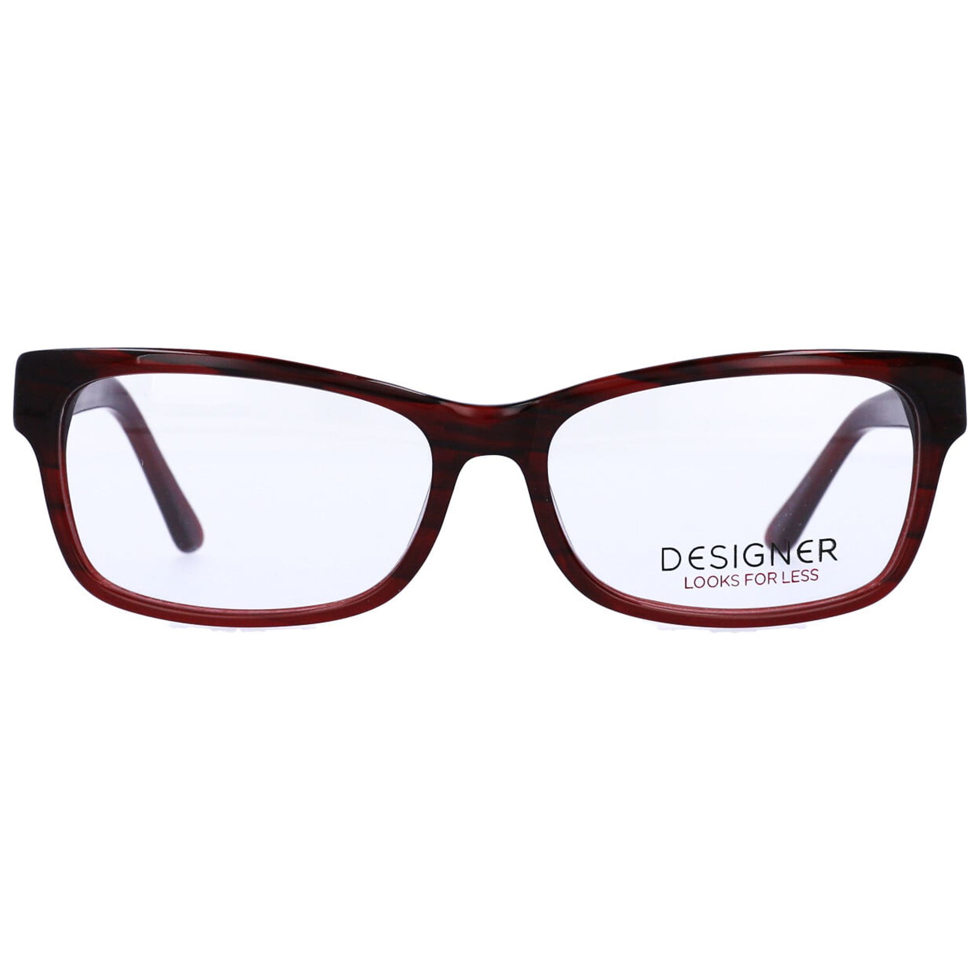 Trend By Dna Women's Rx'able Eyeglasses, A4022, Red Stripe, 54-15-135