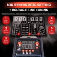 thumbnail image 3 of LOTOS Apex MIG180SP 6-in-1 180A MIG Welder with Spool Gun, Dual Voltage 120/240V, Gas/Flux-Core, 3 of 7