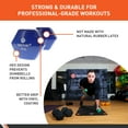 thumbnail image 2 of Body Sport Vinyl Coated Dumbbell Weight, 10 lb. (Single) - Strength Training Equipment for Home Fitness & Gym Workouts (Blue), 2 of 7