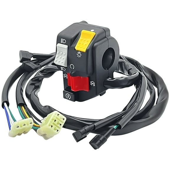 MATI Handlebar Control Switch Start Kill Stop Headlight for Honda FourTrax Recon 250 TRX250TM 2007-2017