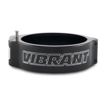 Vibrant 3in O.D. Aluminized HD 2.0 Clamp - Anodized Black (Clamp Only) - 32536