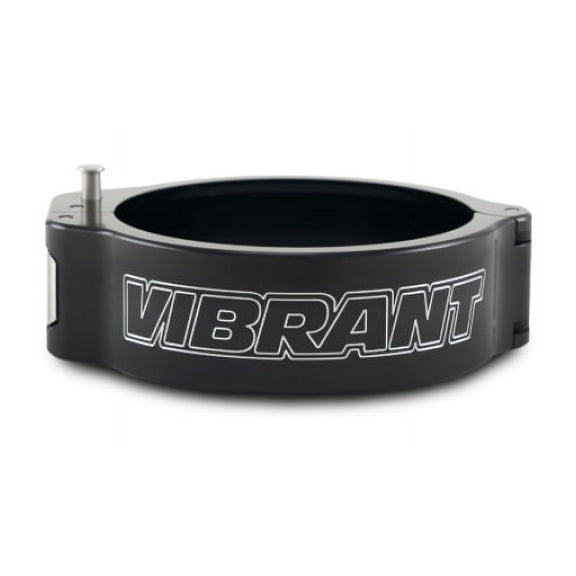 Vibrant 3in O.D. Aluminized HD 2.0 Clamp - Anodized Black (Clamp Only) - 32536