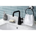 thumbnail image 2 of Kingston Brass KS2260DX Constantine Two-Handle Single-Hole Bathroom Faucet with Push Pop-Up Drain, Matte Black, 2 of 7