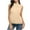 Beige, variant on Tbopshirt Tank Tops for Women,Womens tops,Womens Fashion Casual Solid Color Sleeveless Turtleneck Tee Shirt Blouse T-Shirt top,T-shirt Vest Tee Blouse,Womens Fashion