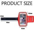 thumbnail image 4 of La bolsa de brazo para correr al aire libre a prueba de sudor es adecuada para la bolsa de brazo para teléfono móvil de menos de 7 pulgadas, 4 of 5
