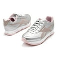thumbnail image 7 of Reebok Girls Royal Classic Jogger 2.0 Platform Sneaker, Silver Metallic \ Pink Glow,6 M US, 7 of 7