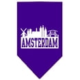 thumbnail image 4 of Pet and Dog Bandana Screen Printed, "Amsterdam Skyline", 4 of 10