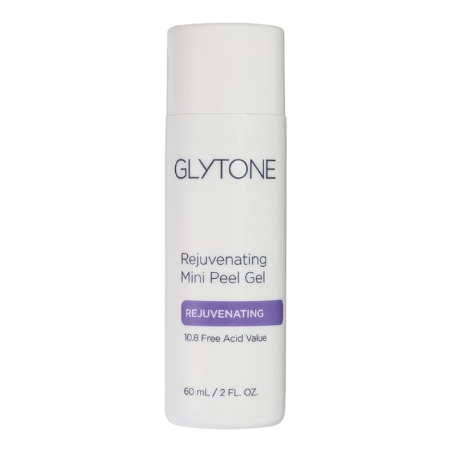 Gel exfoliante GLYTONE, miniexfoliante rejuvenecedor, 60 ml, 10,8% de ácido glicólico