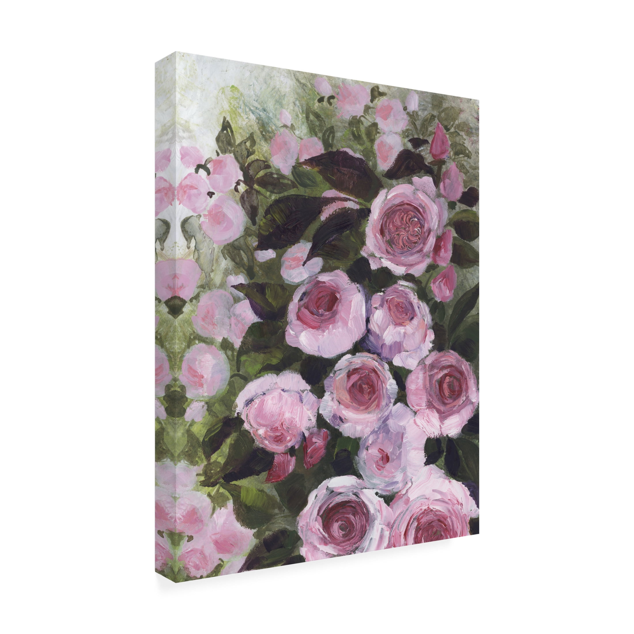Trademark Fine Art Rosana Laiz Blursbyai Aurorie painterly roses Canvas Wall Art