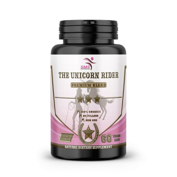 The Original Unicorn Rider 60 Vegetarian Caps For Womens Health Organic By SMS