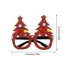 thumbnail image 2 of Adornos navideños, adornos navideños, regalos navideños, decoración navideña, gafas, festival, fiesta, disfraces, Papá Noel brillante, marco para ojos, accesorios para fotos navideñas, decoraciones fe, 2 of 5